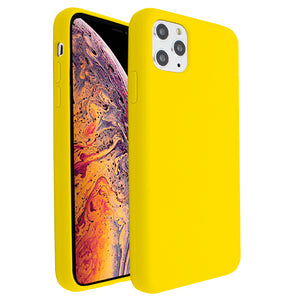 Yellow Silicona Case for iPhone 11