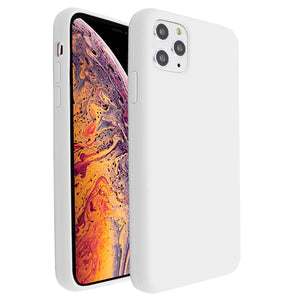 White Silicona Case for iPhone 11