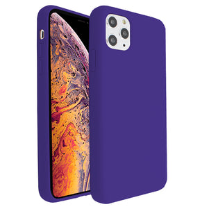 Purple Silicona Case for iPhone 11