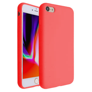 Hot Red Silicona Case for iPhone 7/8