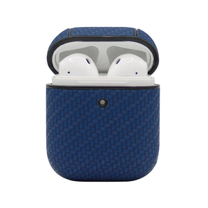 Blue Carbon Fiber AirPod Case