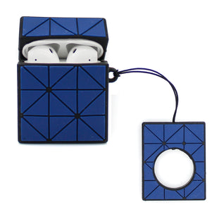 Blue Squares AirPod Case