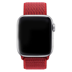 Red iWatch Nylon Loop Band 38/40mm