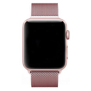 Rose Powder iWatch Milanese Stainless Steel Loop Band 38/40mm
