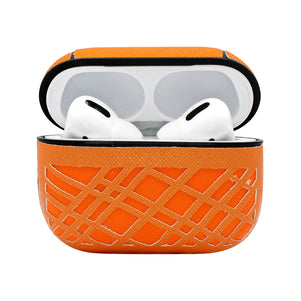 Orange Weave AirPod Pro Case