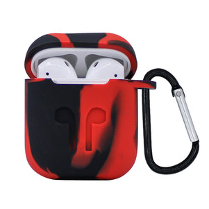 Red Zebra Silicone AirPod Case