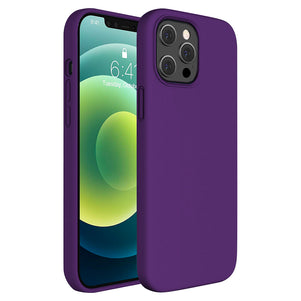 Purple Silicona Case for iPhone 12 / 12 Pro