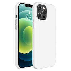 White Silicona Case for iPhone 12 / 12 Pro