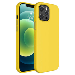 Yellow Silicona Case for iPhone 12 / 12 Pro