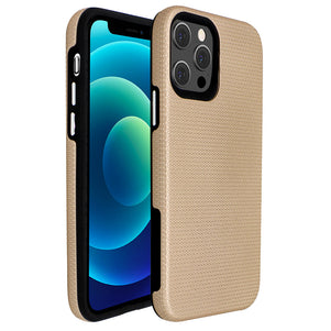 Gold Ibrido Tri Case for iPhone 12 / 12 Pro