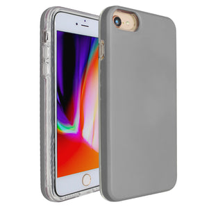 Silver Ibrido Case for iPhone 7/8
