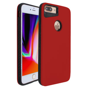 Dark Red Ibrido Skin Case for iPhone 7/8 Plus